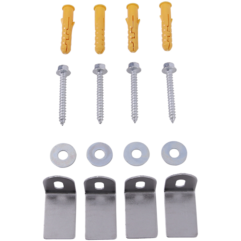 Living and Home Arched Transparent Awning Canopy 1.2m Image 6