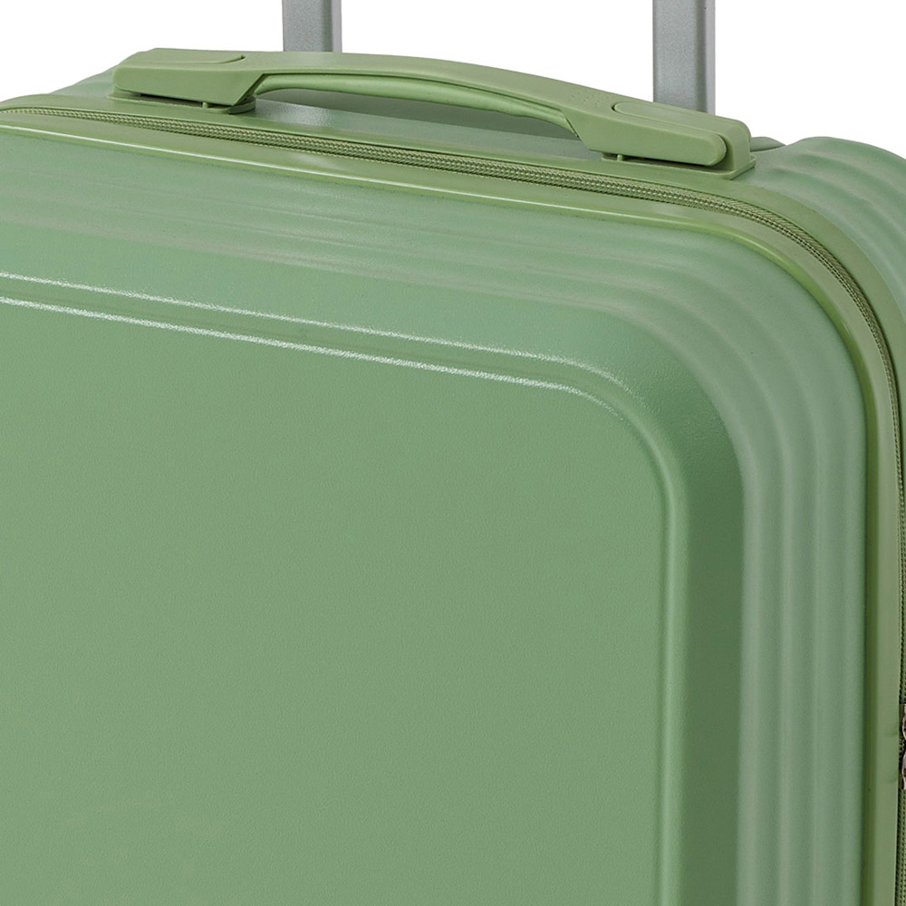 H&O Direct 21 inch Green Hard Shell Luggage Suitcase Image 4
