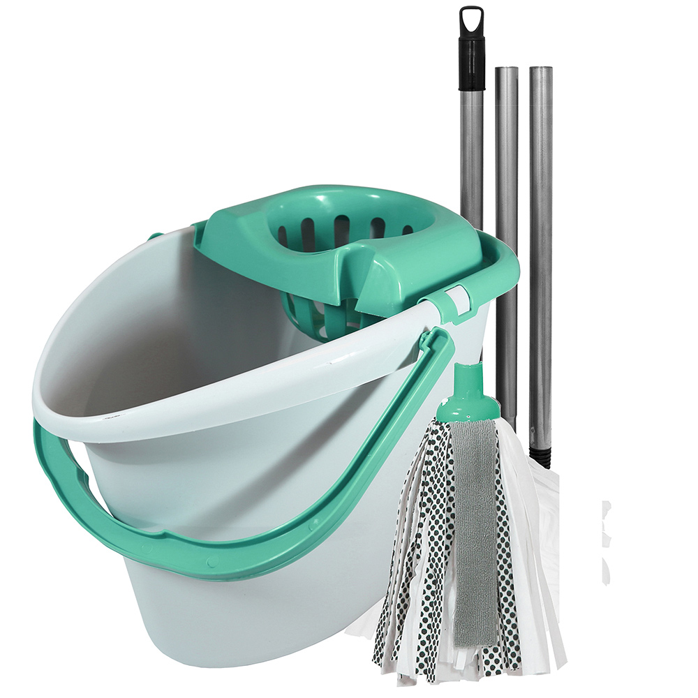 Brights Mop and Bucket Set Mint Green Image 1