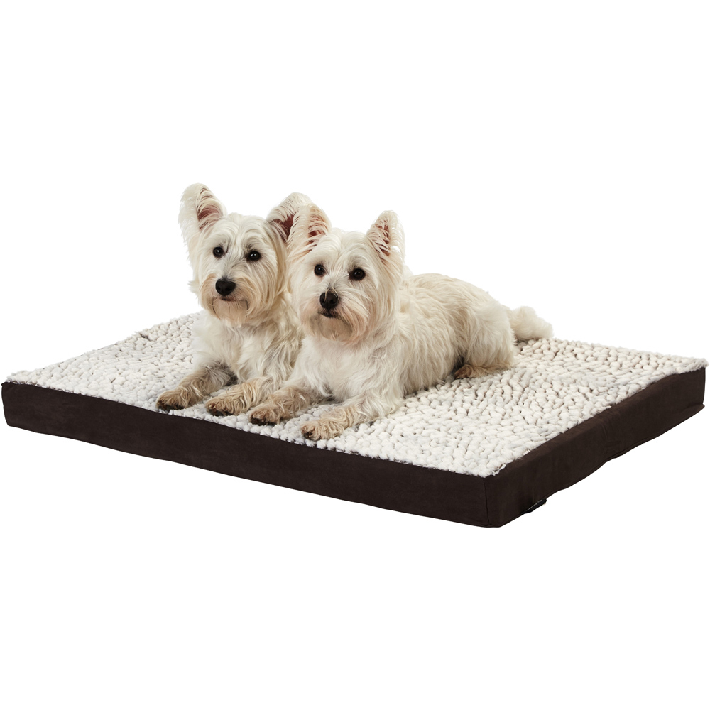 Bunty Medium Brown Ultra Soft Pet Basket Bed Image 3