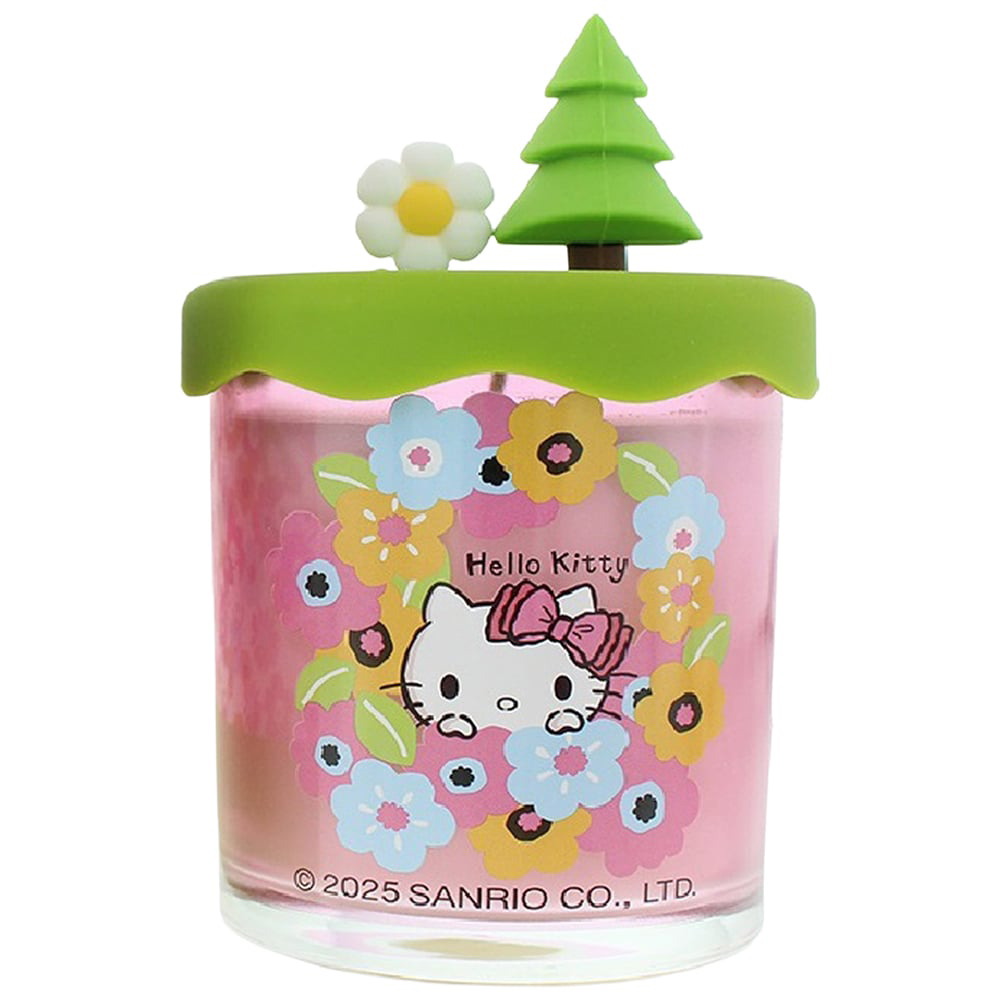 Hello Kitty Seasons Spring Blossom Candle with 3D Silicone Lid 206g Image 1