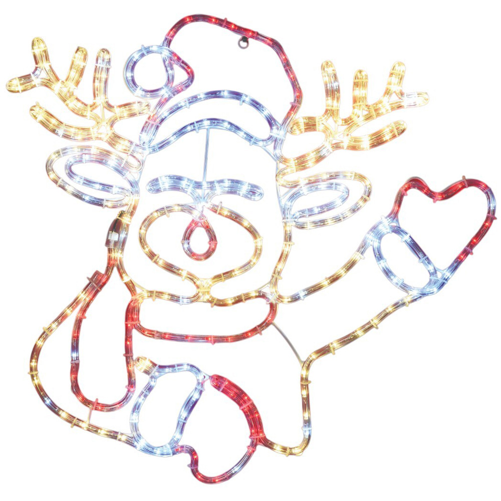 Reindeer Festive Rope Light - Multicolour Image 2