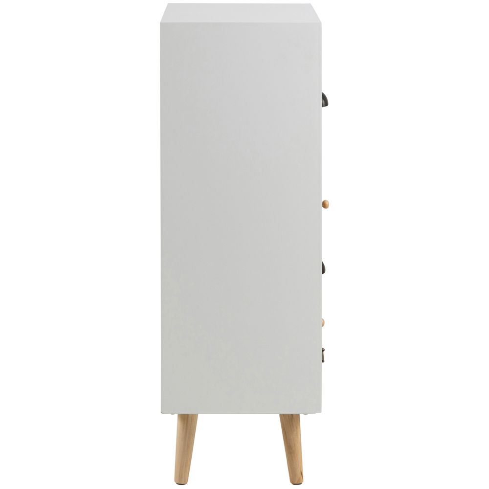 Florence Thais 9 Drawer White Chest of Drawers Image 5