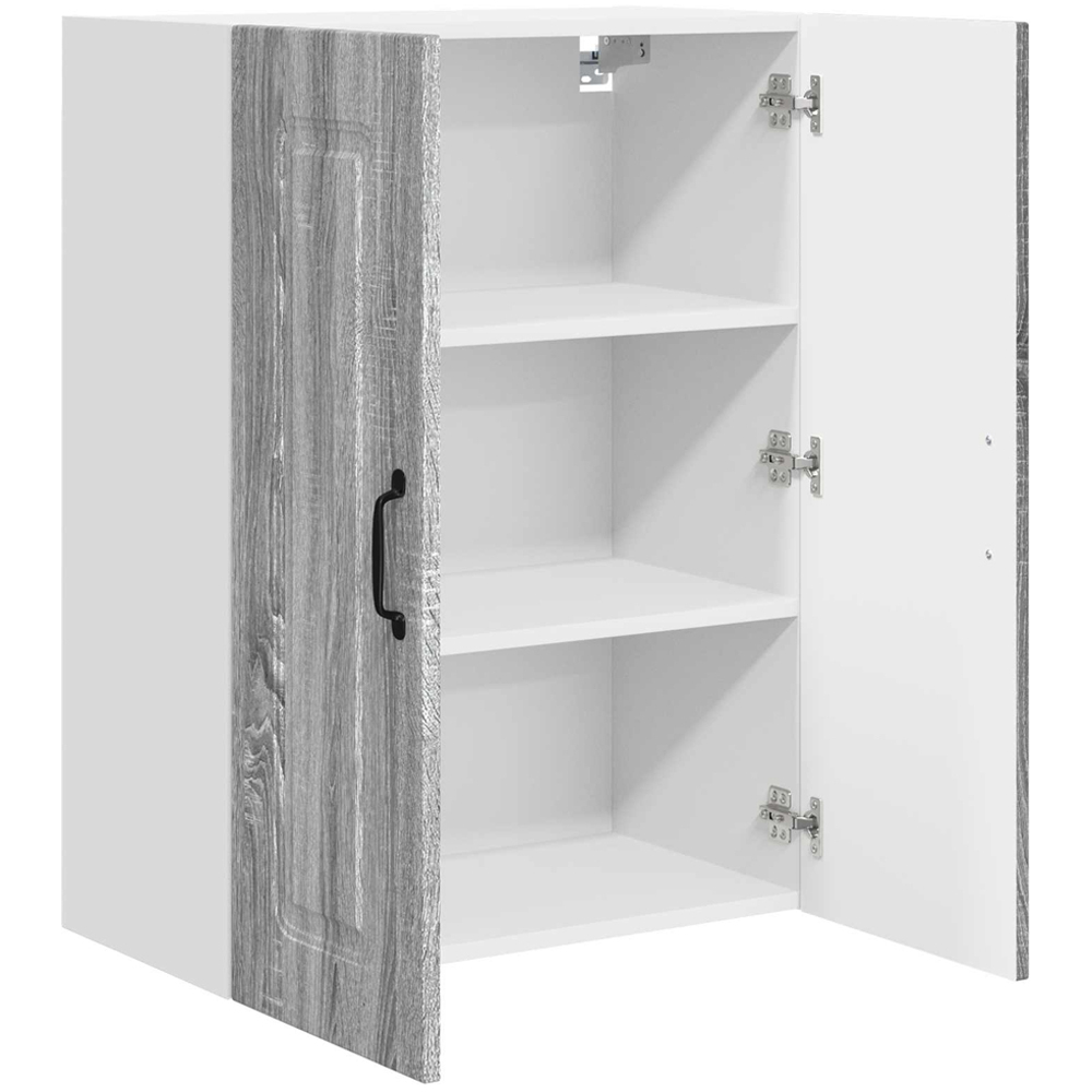 vidaXL Kalmar 2 Door Grey Sonoma Wall Kitchen Cabinet Image 5