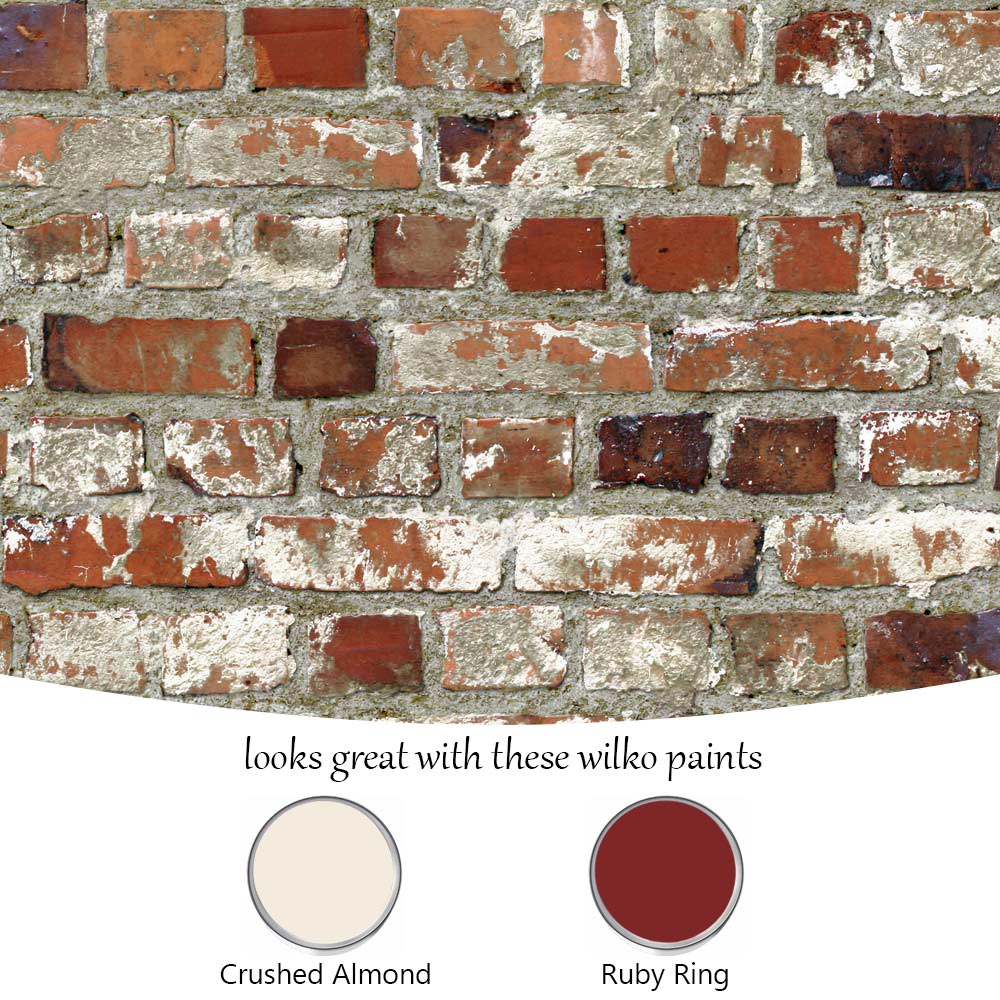 Muriva Loft Red Brick Wallpaper Image 4