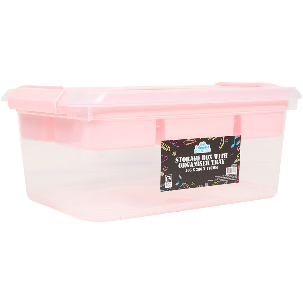 Storage Box with Organiser Tray Image 6
