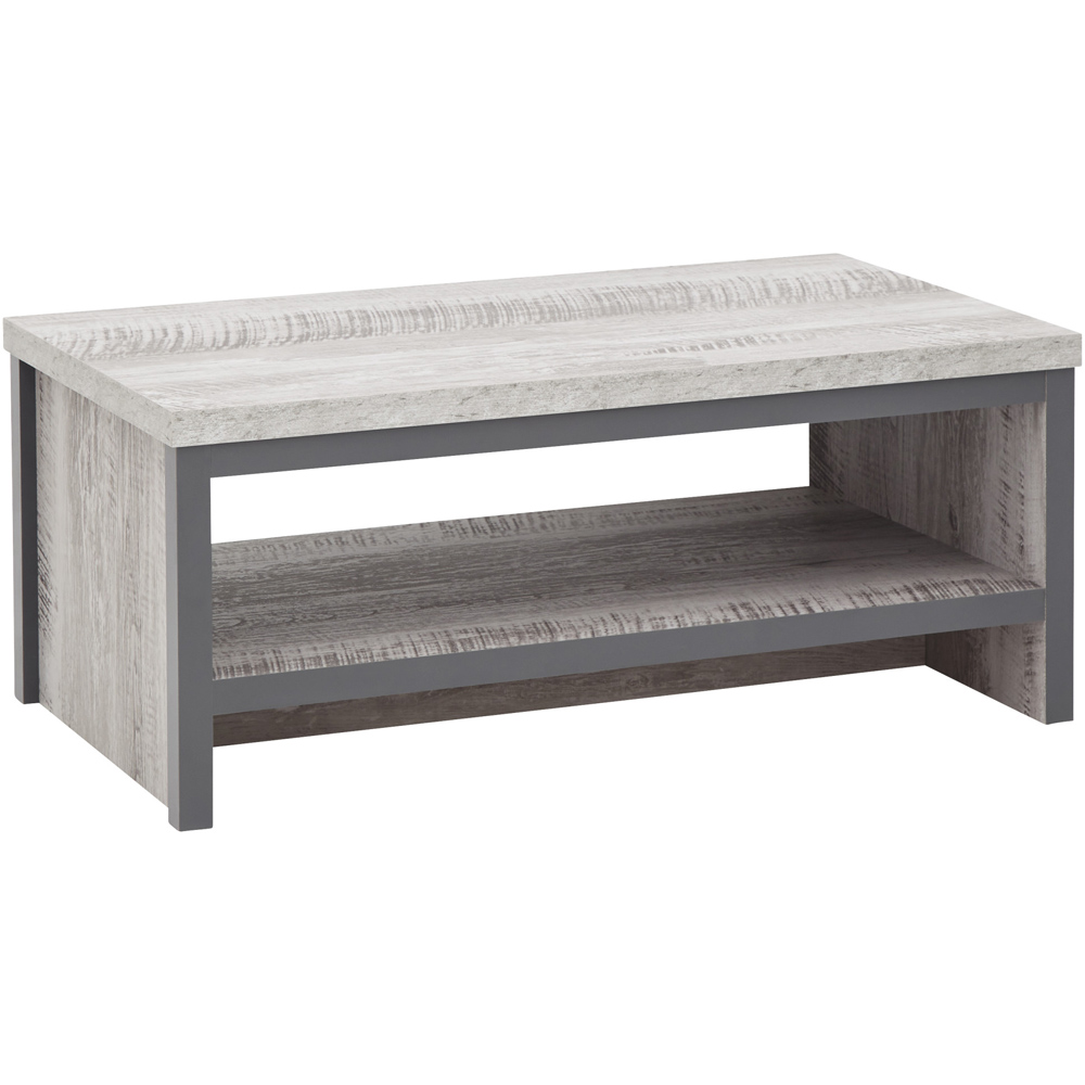 GFW Boston Grey Simple Coffee Table Image 3