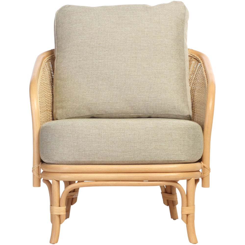 Desser Furniture Royal Roma Sage Natural Rattan Chair Image 3