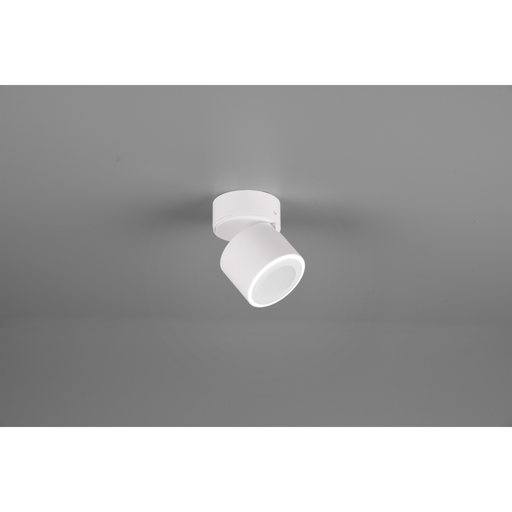 TRIO Taurus White Matt Integrated LED Ceiling Light Image 4