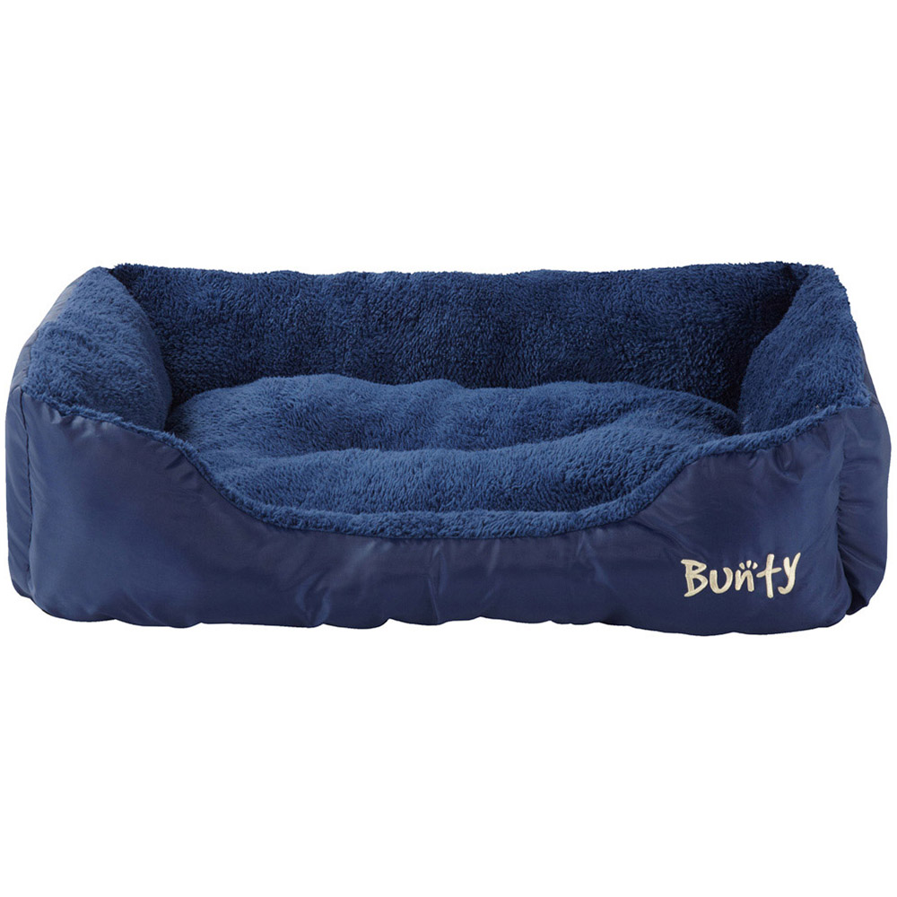 Bunty Deluxe Large Blue Soft Pet Basket Bed Image 4