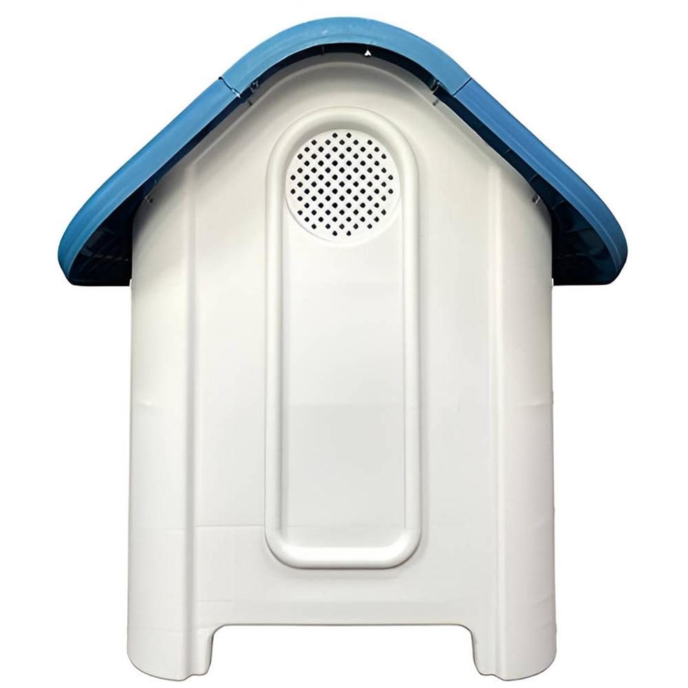 HugglePets Blue Plastic Premium Large Roof Dog Kennel Image 3