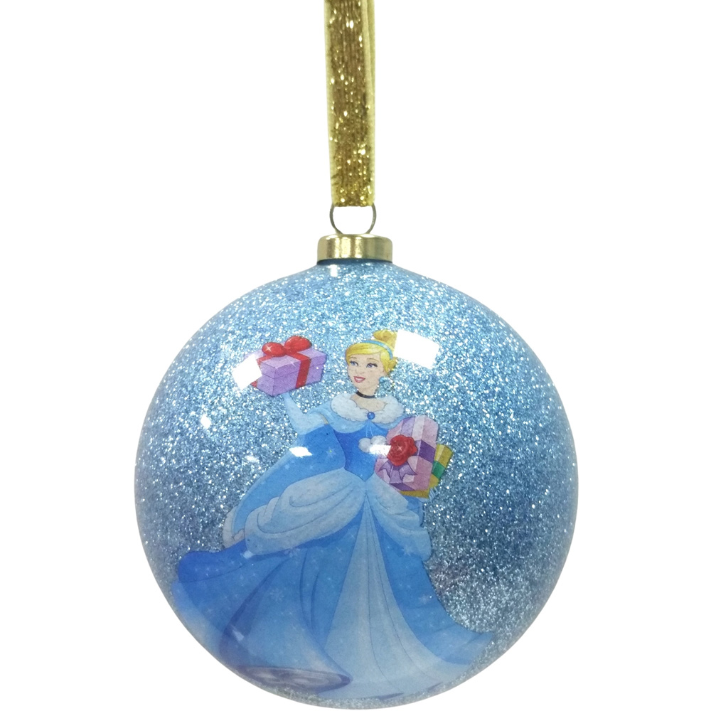 Disney Princess Glass Baubles 7 Pack Image 4