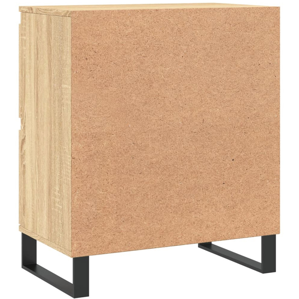 vidaXL 4 Door Sonoma Oak Sideboard Image 8