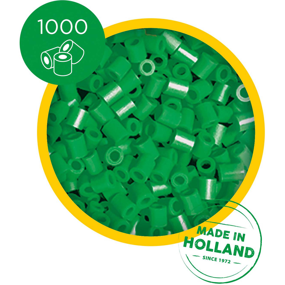 SES Creative Beedz Green Iron On Beads 1000 Piece  Image 2