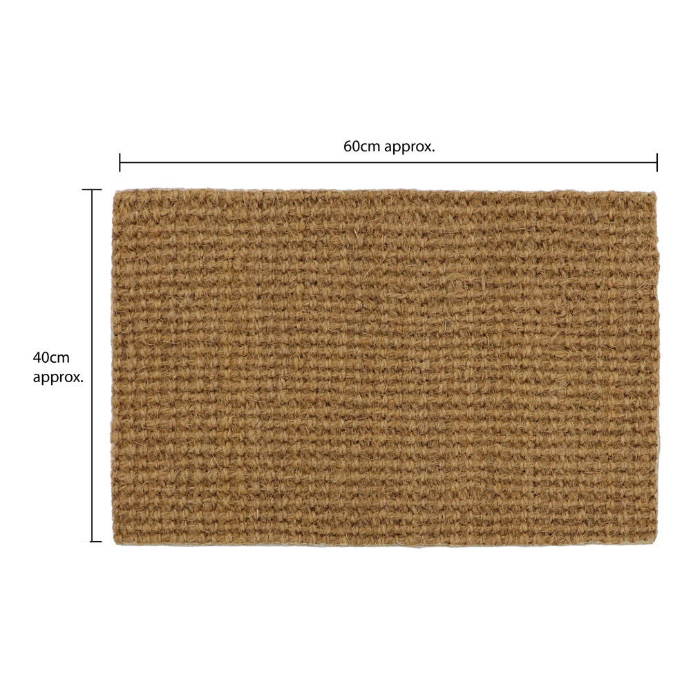 JVL Tallis Boucle Coir Doormat 40 x 60cm Image 8