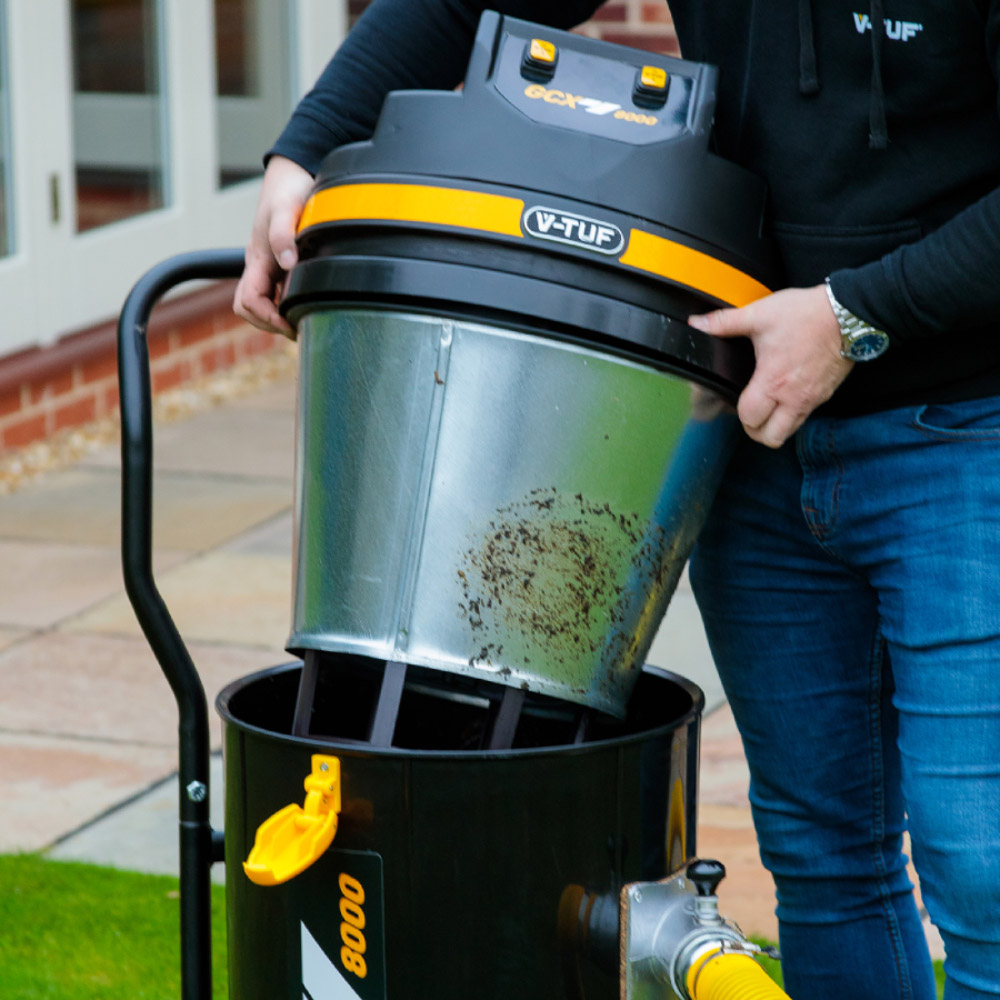 V-TUF GCX8000 Wet and Dry Industrial Powerful Vacuum Cleaner 3500W Image 5
