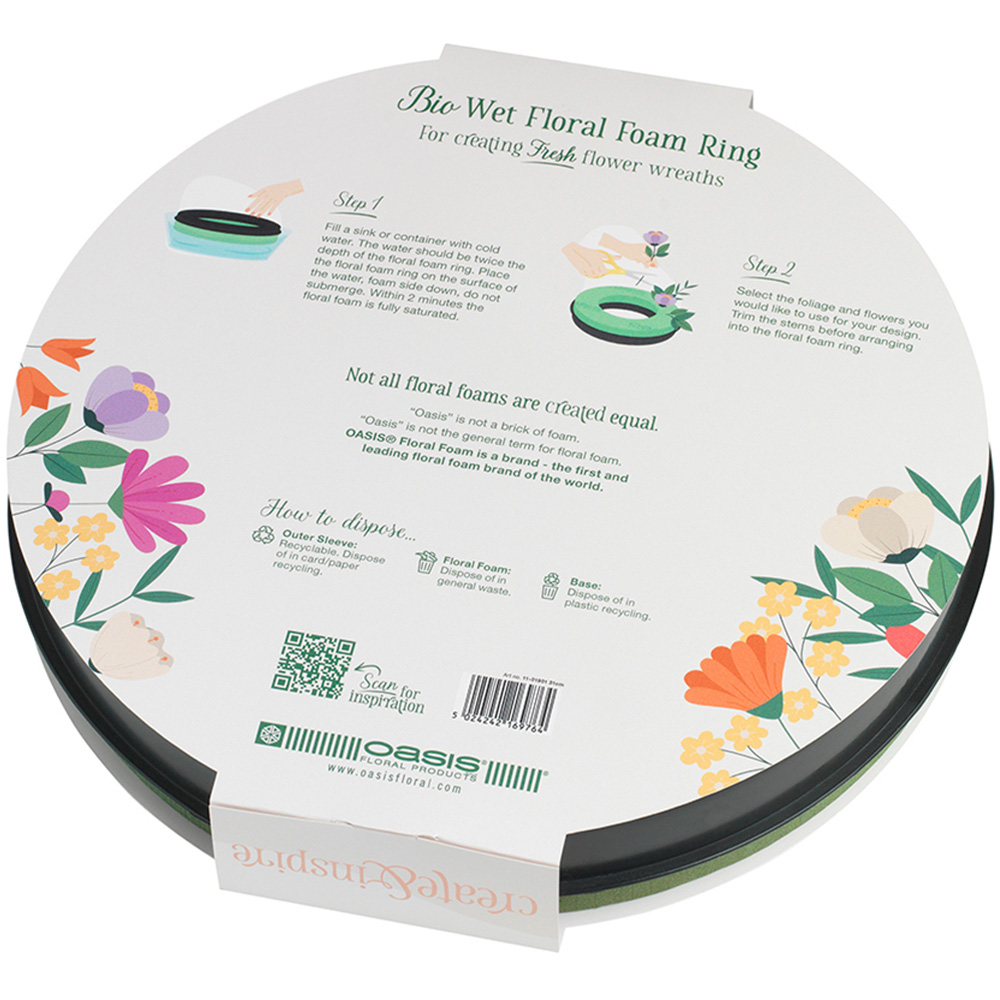 Naylorbase Bio Wreath Ring - Green / 31cm Image 2