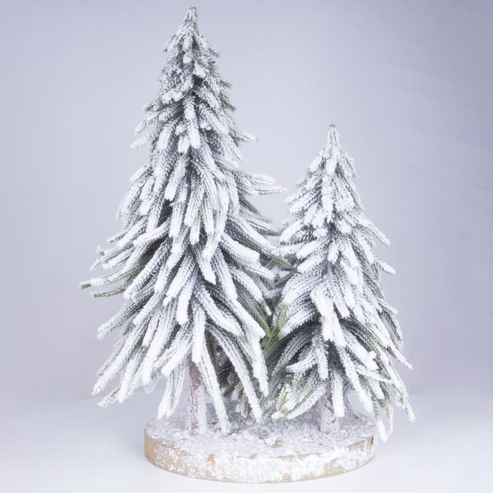 St Helens 3 Tree Snow Finish Decorative Christmas Display Image 5