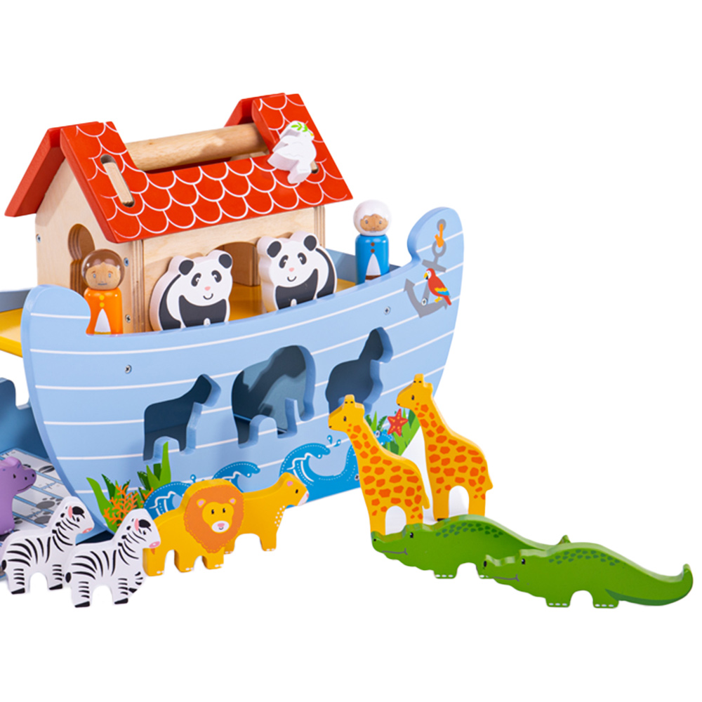 Bigjigs Toys Noahs Ark Playset Multicolour Image 3