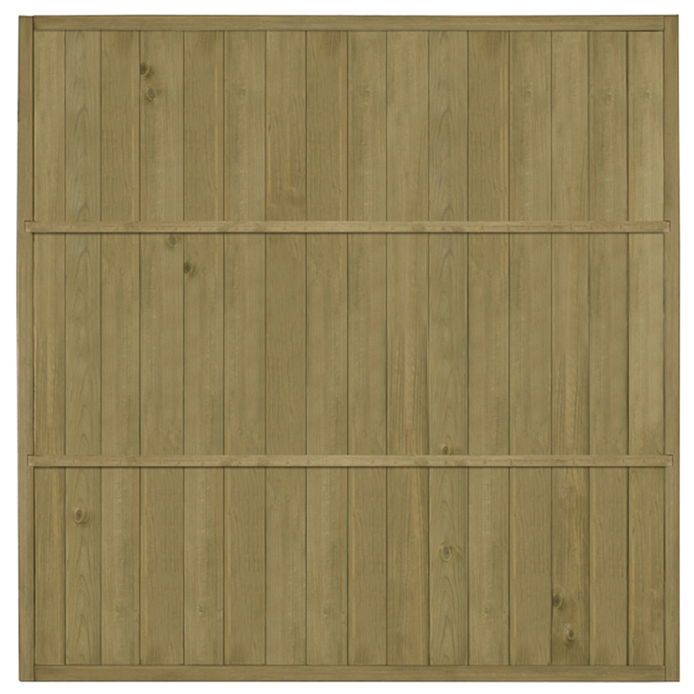 Forest Garden 6 x 6ft Vertical Tongue and Groove Fence Panel Image 4