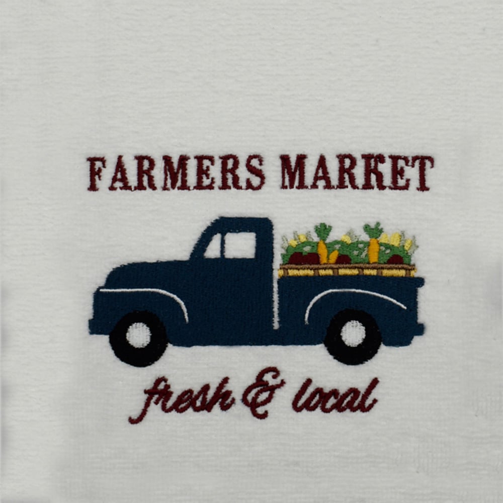 Kitchen Trends 3 Piece Farmers Market Tea Towel Set Image 4