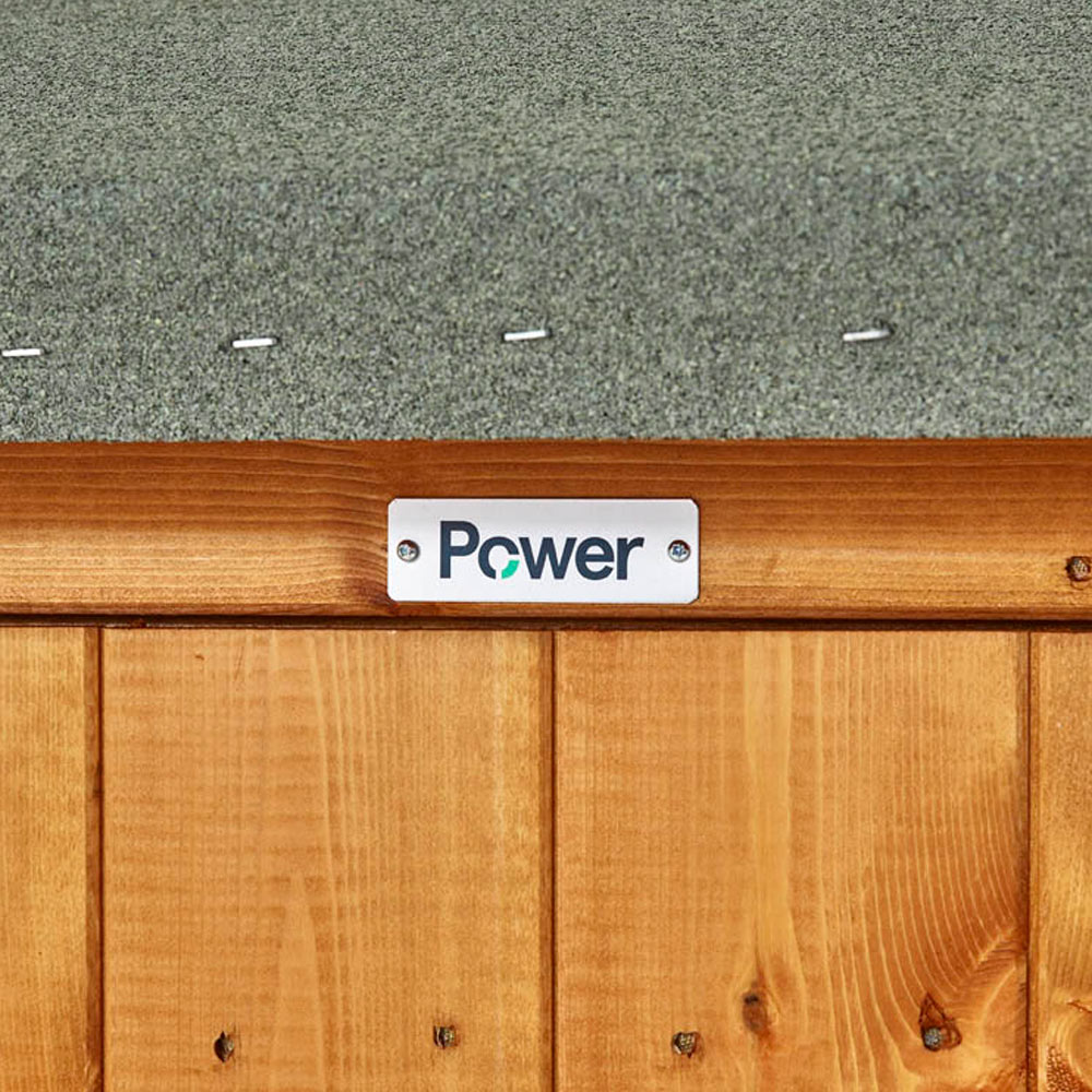 Power Sheds 7 x 5ft Pent Wooden Shed Image 3