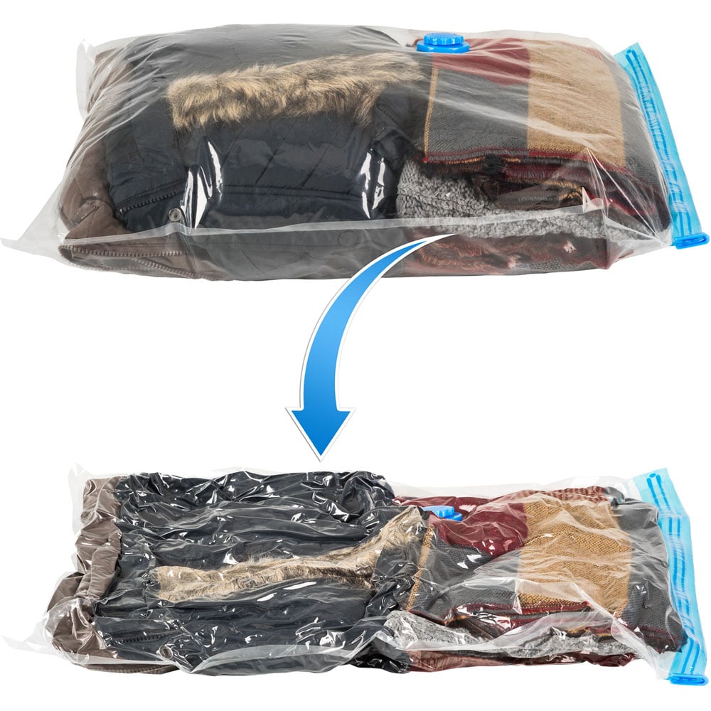 tectake Vacuum Storage Bags 68 x 48cm 5 Pack Image 2