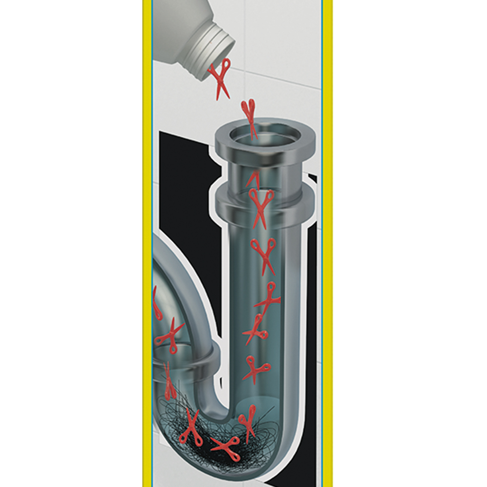 HG Drain and Plug Hair Unblocker 450ml Wilko