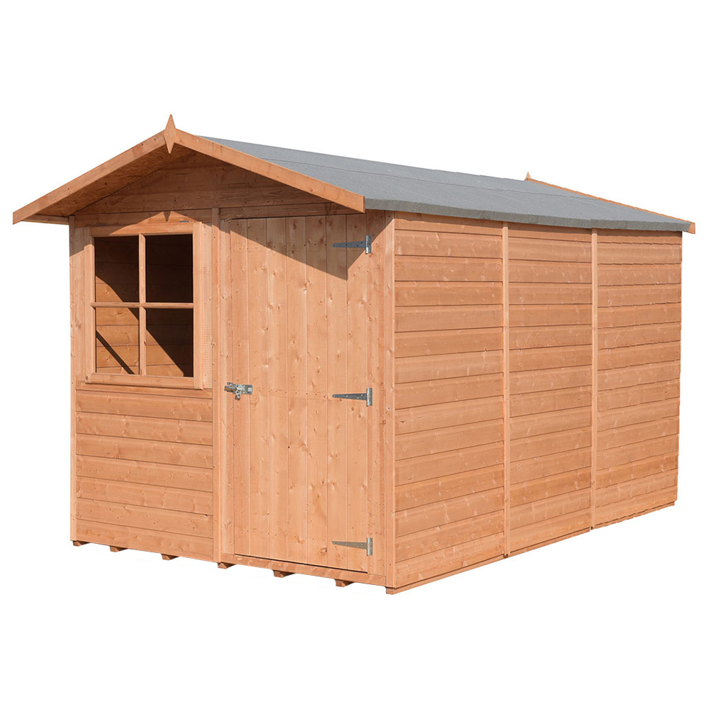 Shire Barraca 7 x 10ft Dip Treated Wooden Shiplap Shed Image 3