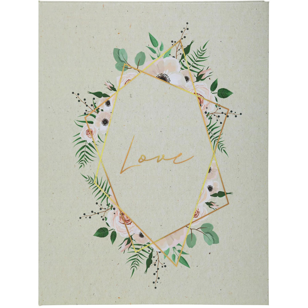 Exacompta Champetre Multicolour Floral Design Guest Book with Gold Edges 100 Pages Image 3