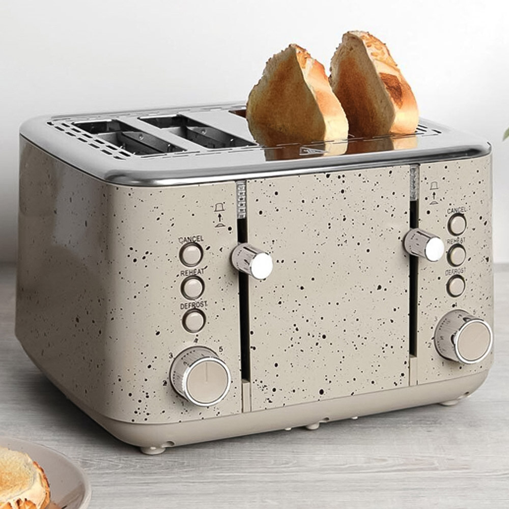 Kiso 4-Slot Toaster - Cream Image 2