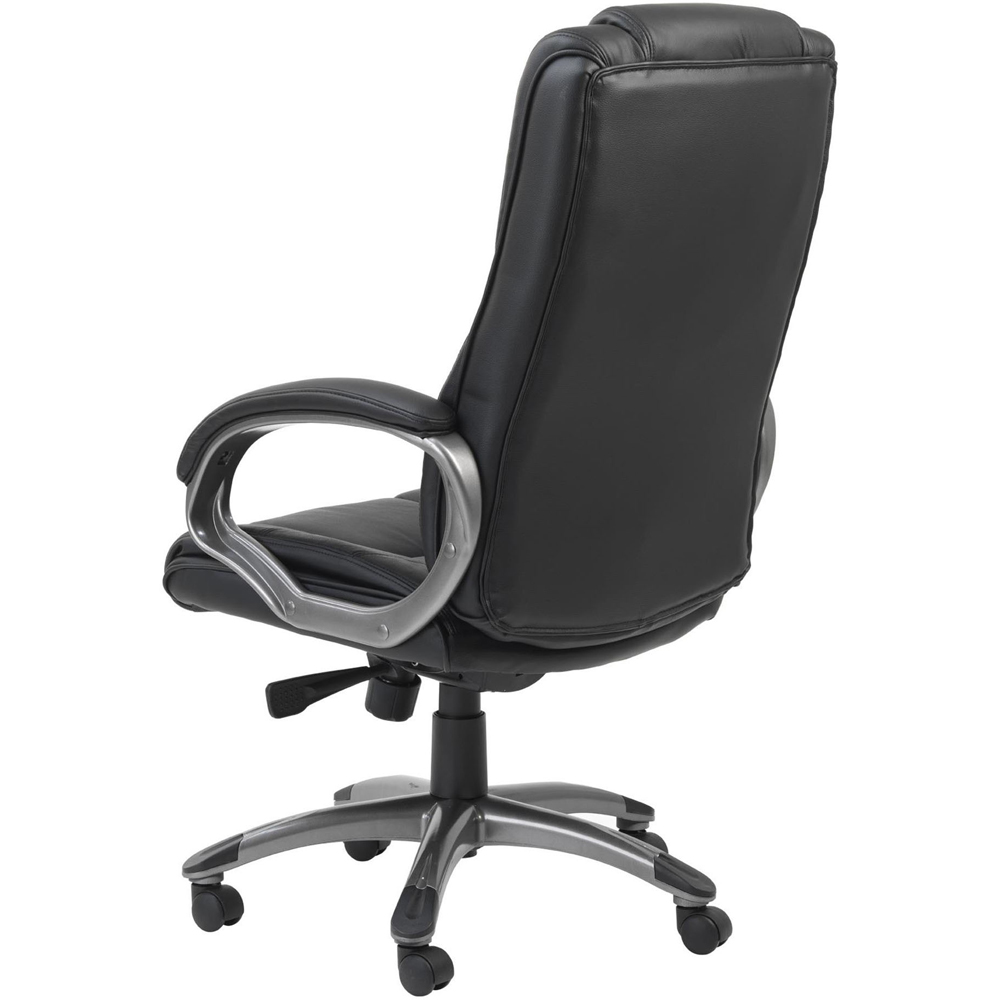 Alphason Northland Black Soft Feel Leather High Back Executive Chair Image 4