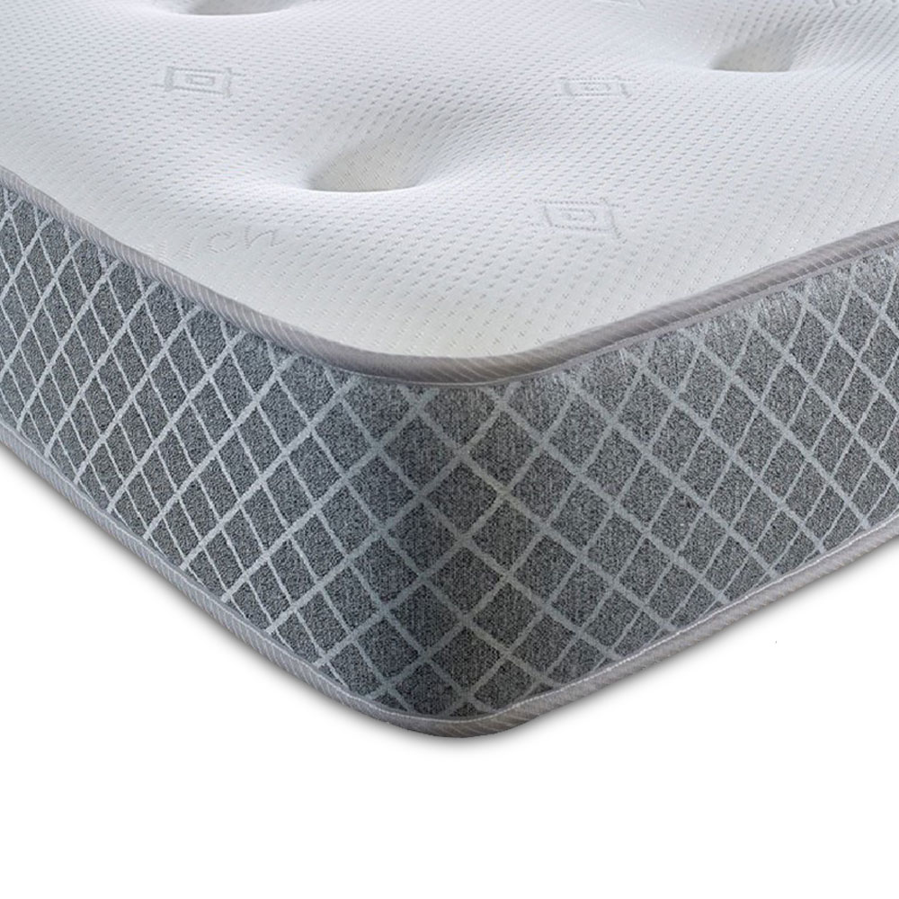 Starlight Beds Shorty Size Tufted Hybrid Memory Foam and Spring Mattress Image 3