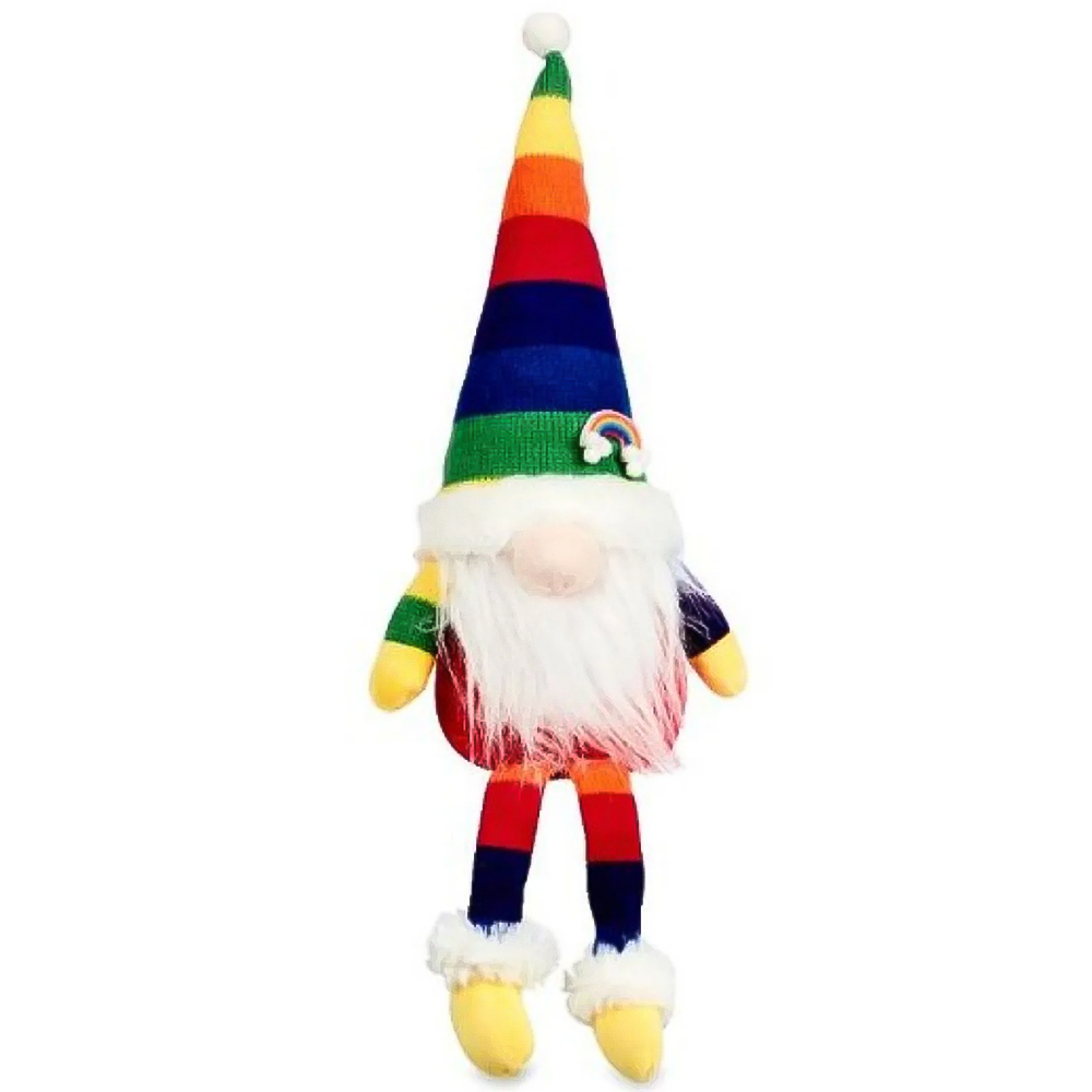 Samuel Alexander Rainbow Plush Seating Gonk Christmas Decoration 47cm Image 1