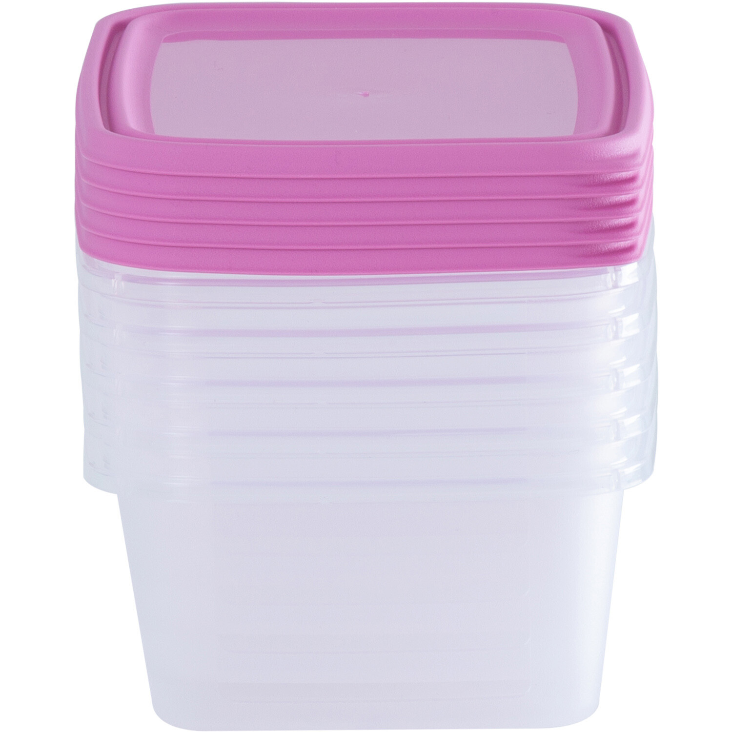 Pack of 5 Wham Food Boxes Pink Image 4