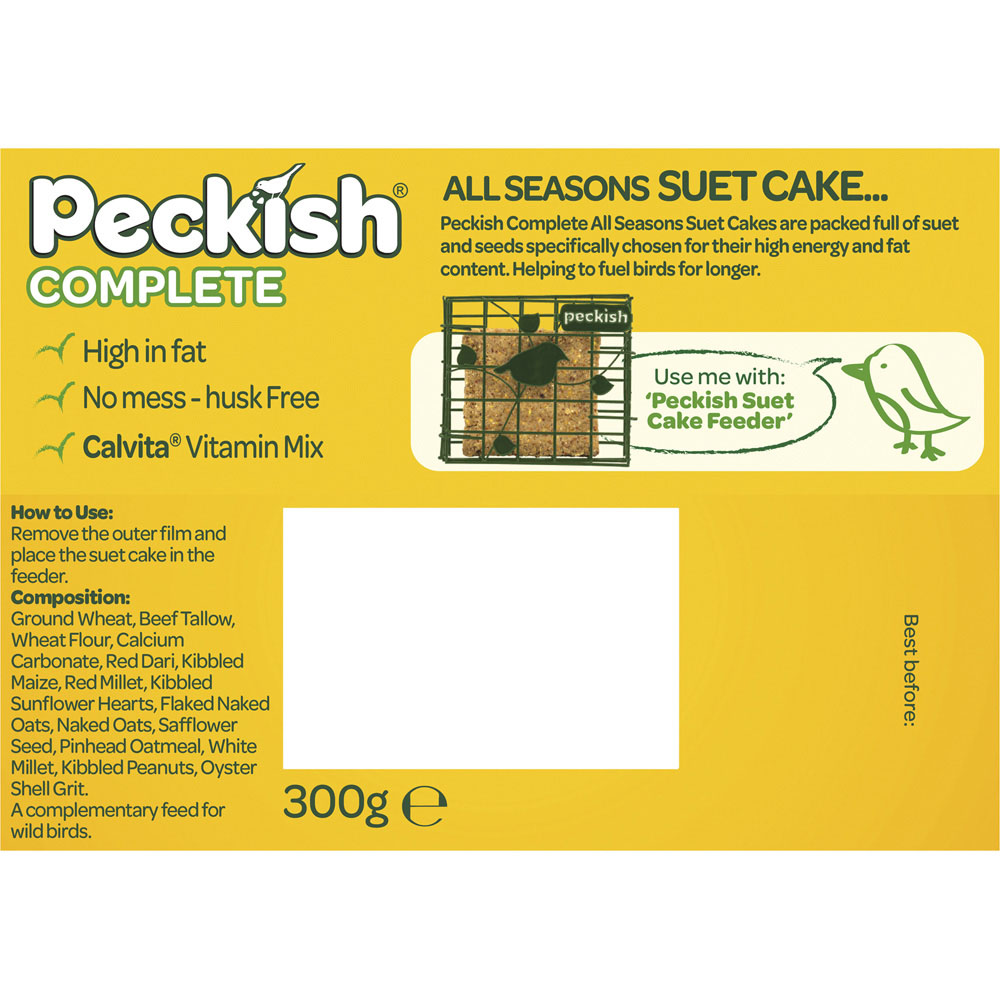 Peckish Complete Suet Cake 300g Image 2