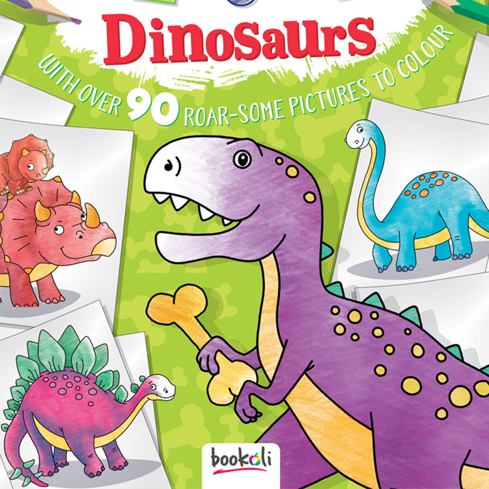Mega Colouring Dinosaurs Book Image 3