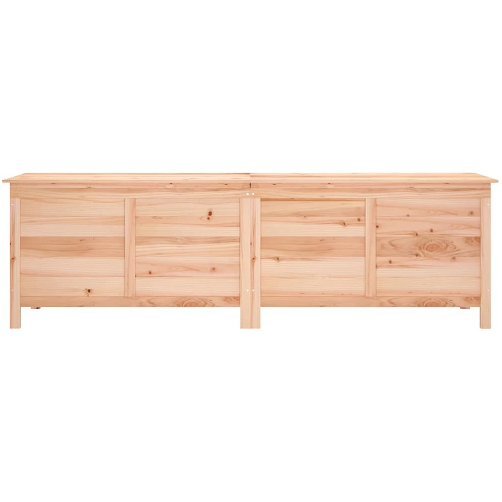 Walplus Solid Fir Wood Slatted Garden Storage Box 56.5 x 198.5 x 50cm Image 4