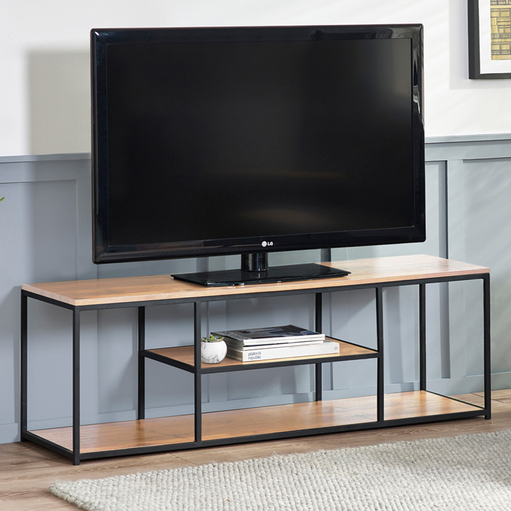 Julian Bowen Tribeca Sonoma Oak TV Unit Image 1