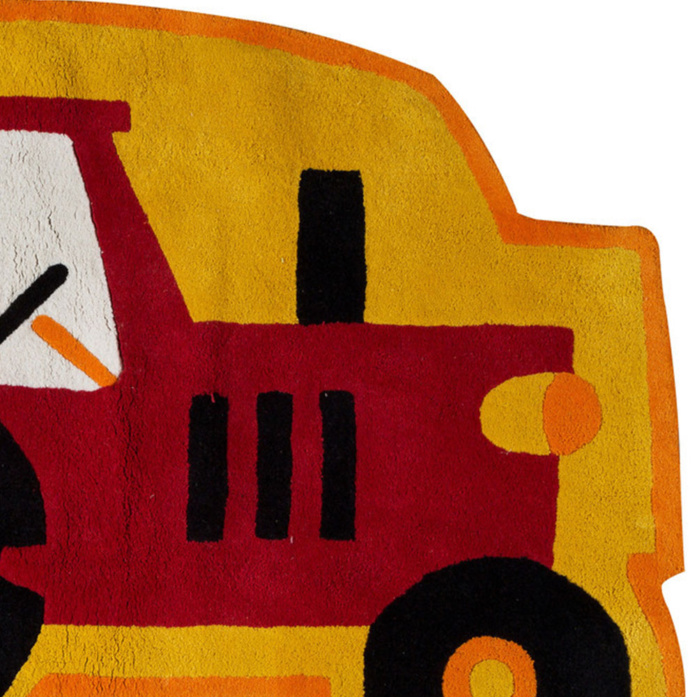 Premier Housewares Kids Tractor Rug Image 3