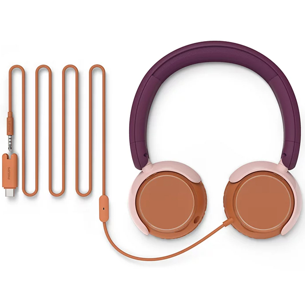 Philips TAK2000 Magenta Kids Wired On-Ear Headphones Image 7