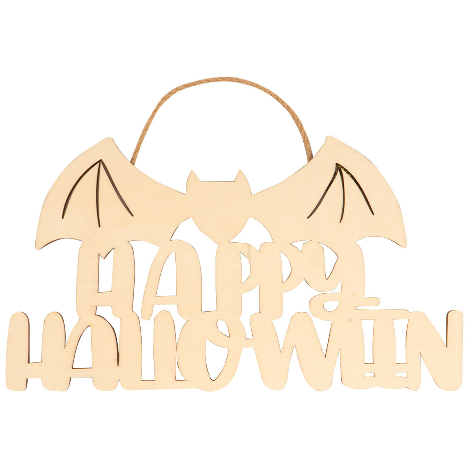 Paint Your Own Happy Halloween Hanging Sign Image 1