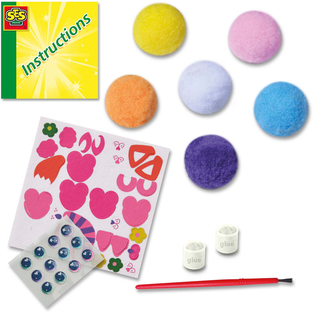 SES Creative Pom Pom Pets Kit Image 2