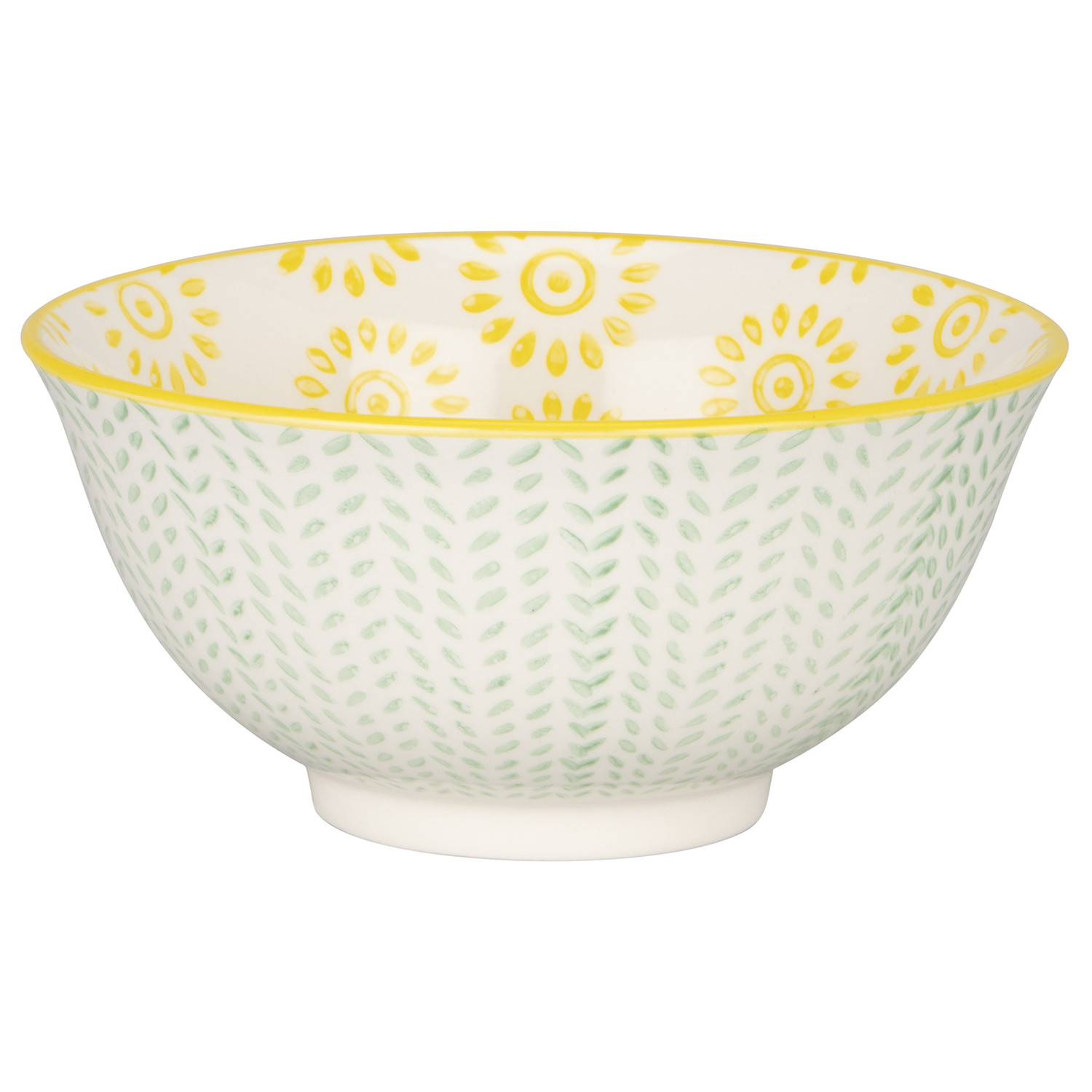 Amari Bowl - Green & Yellow / Medium Image 1