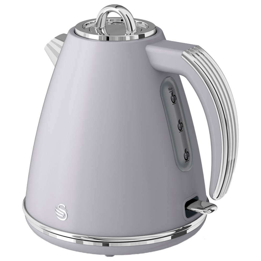 Swan SK19020GRN Grey Retro 1.5L Jug Kettle Image 1