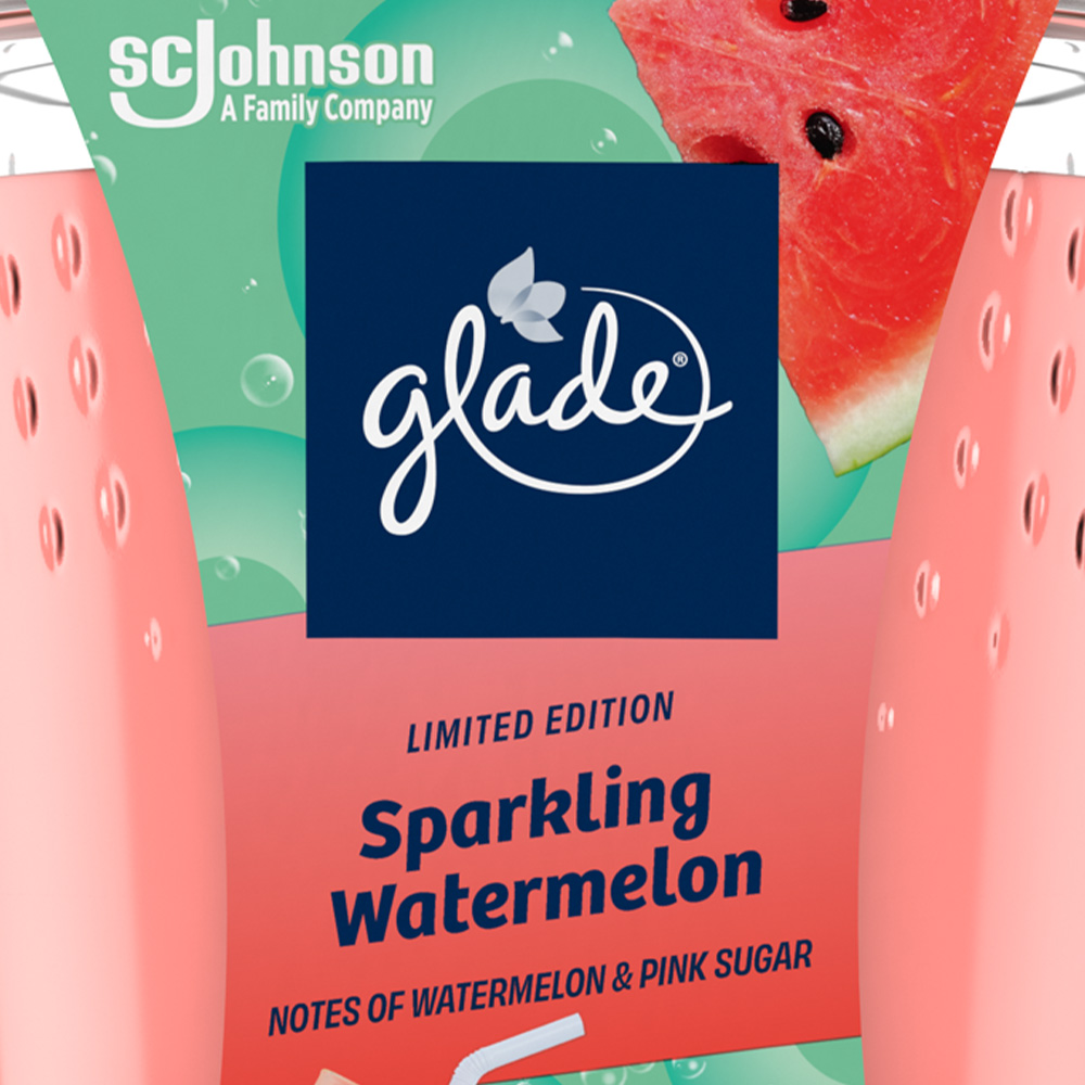 Glade Candle Sparkling Watermelon Air Freshener 129g Image 3