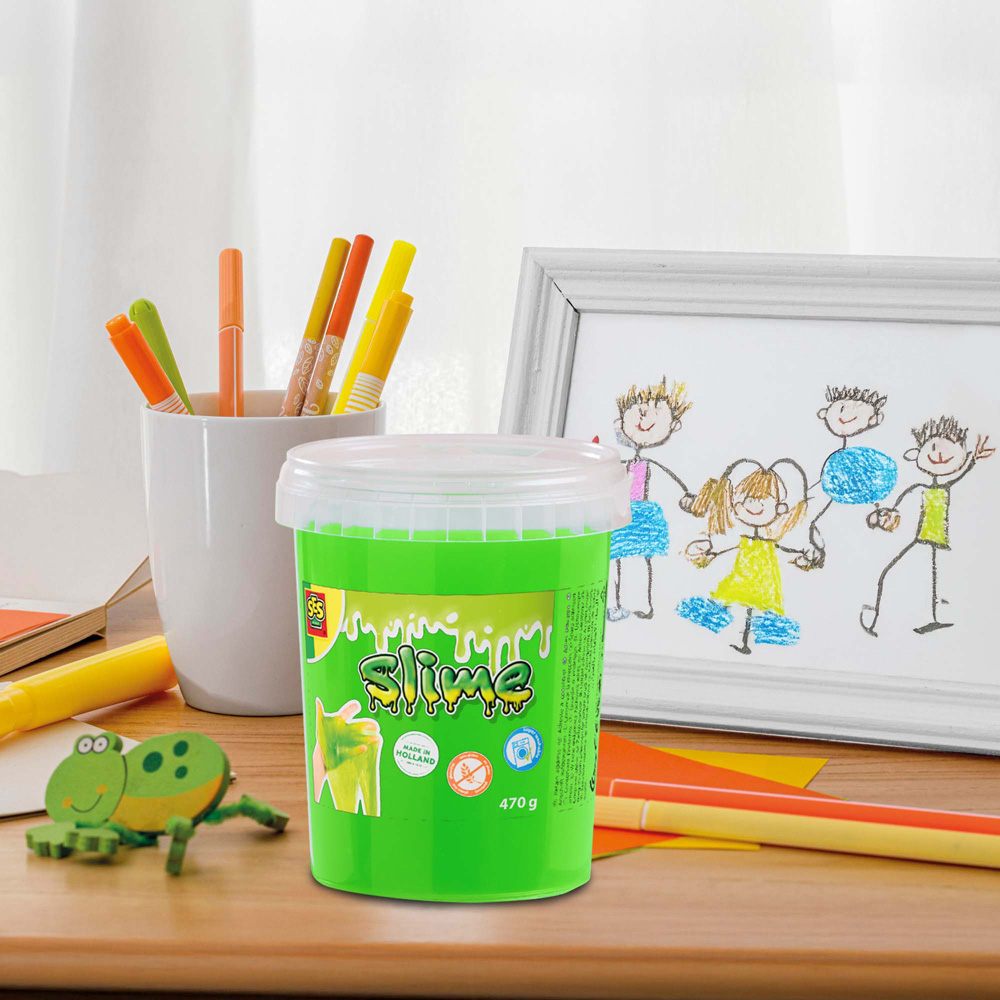 SES Creative Neon Green Slime 470g Image 4