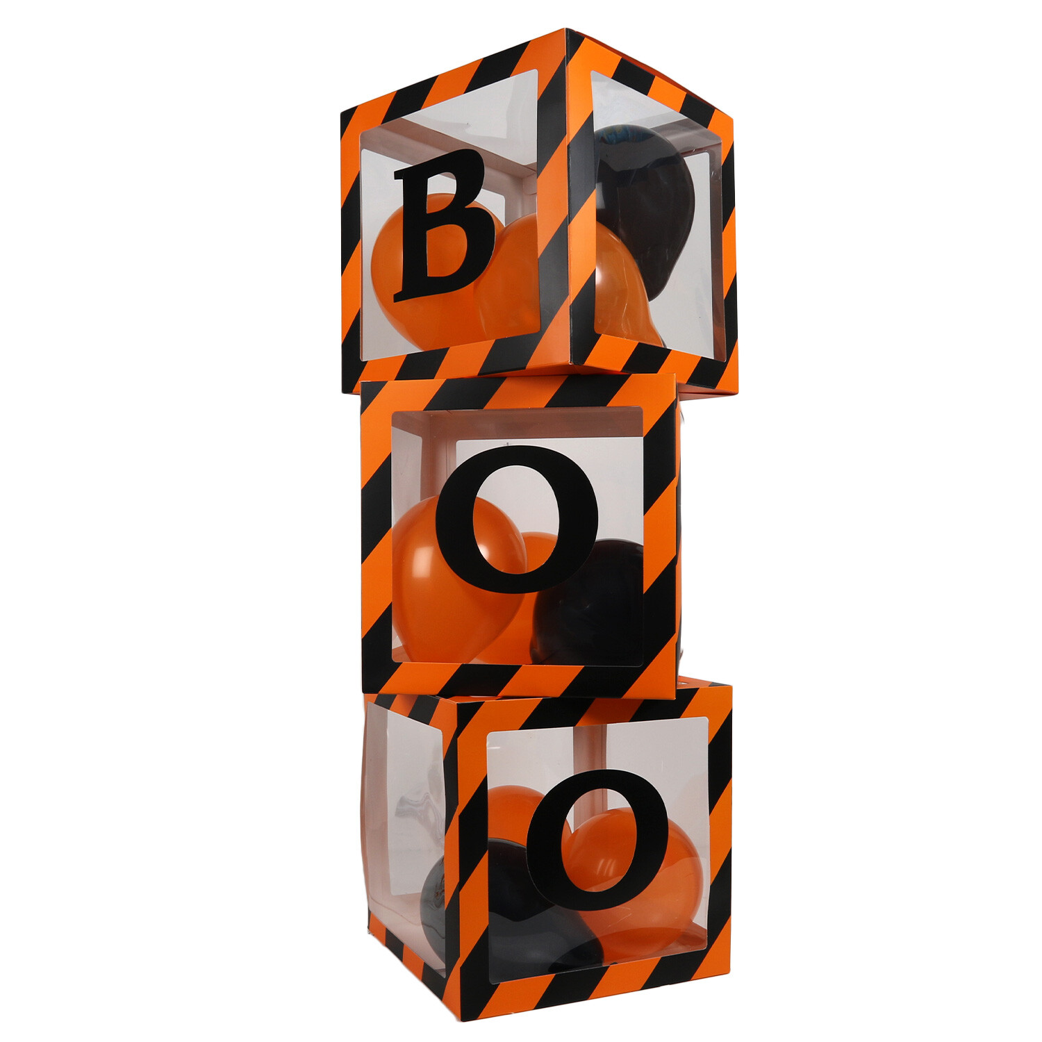 Boo Balloon Boxes - Orange Image 1