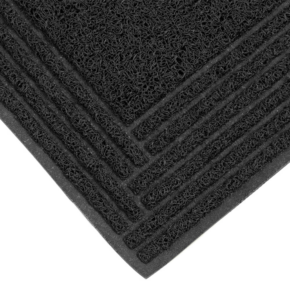 JVL Grey Border Mud Grabb Scraper Doormat 40 x 60cm Image 3