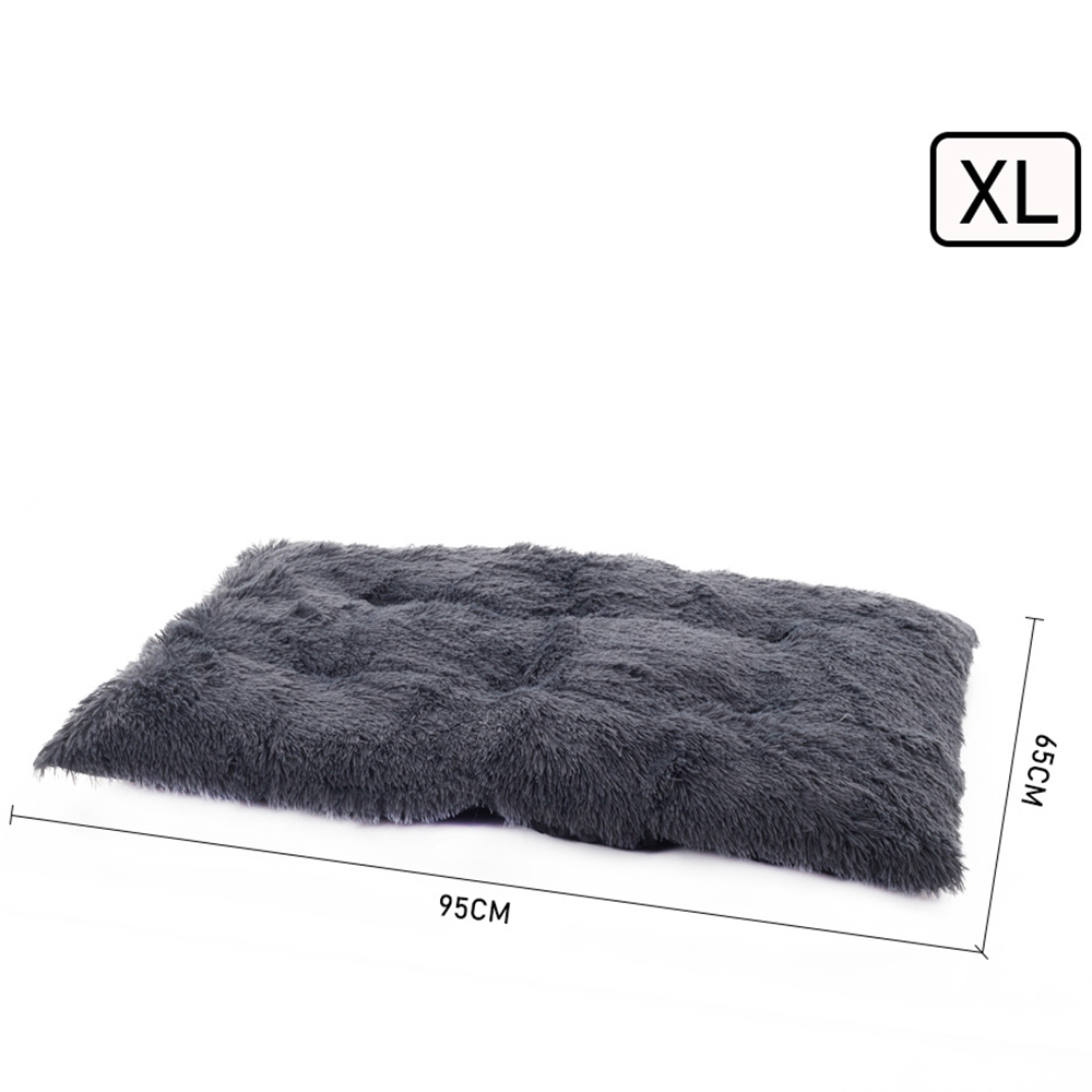 H&O Direct 3.1ft Dark Grey Rectangle Pet Cushioned Pad Image 4